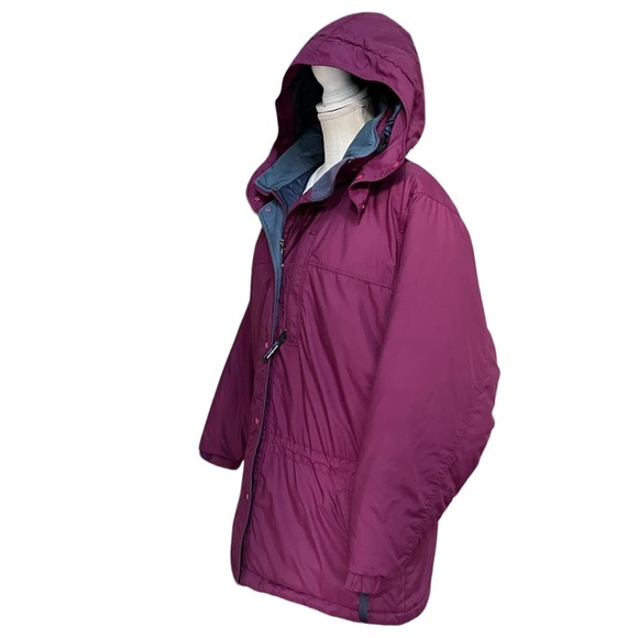 Patagonia Purple Puffer Oversize Winter Coat with Detachable Hood Size:‎ M - Picture 2 of 16